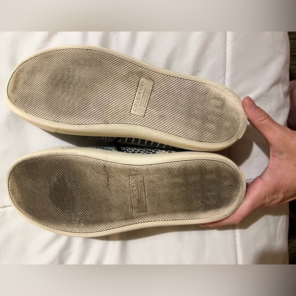 Cole Haan womens slip on Bowie light blue snakeskin shoes 7.5 slip on sneaker‍‍ - Picture 9 of 14